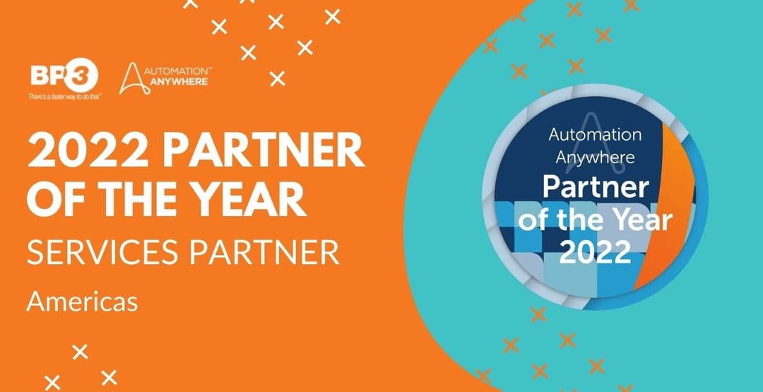 BP3 Global, Inc. Named Service Partner of the Year at the Automation Anywhere’s 2022 Virtual Partner Summit