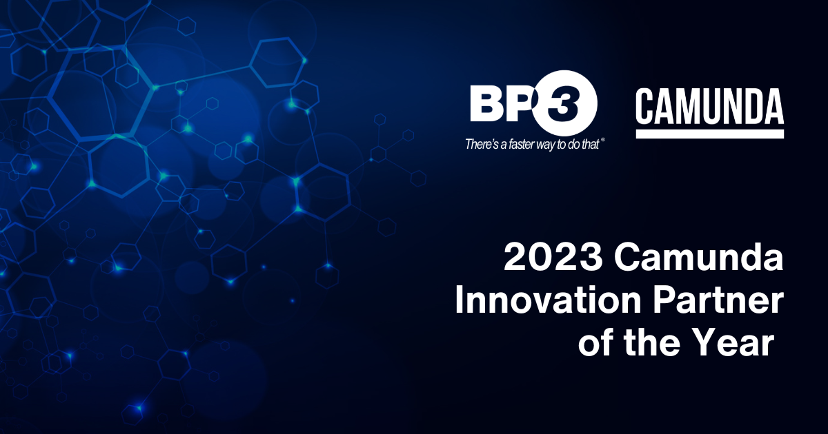 BP3 Wins Camunda Innovation Partner of the Year 2023